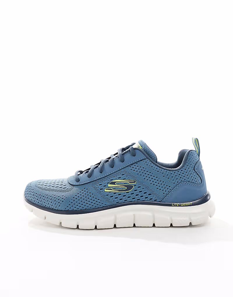 Кроссовки Skechers Track Leshur серо-коричневого цвета — фото 2