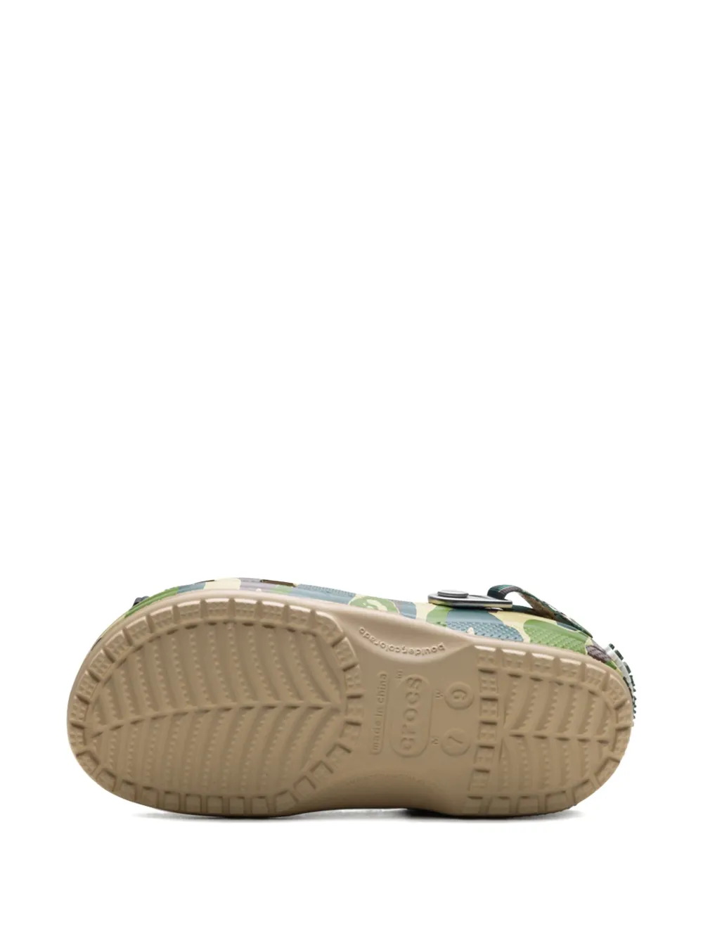 Клоги Classic Chai из коллаборации с Crocs BAPE BLACK *A BATHING APE, зеленый — фото 4