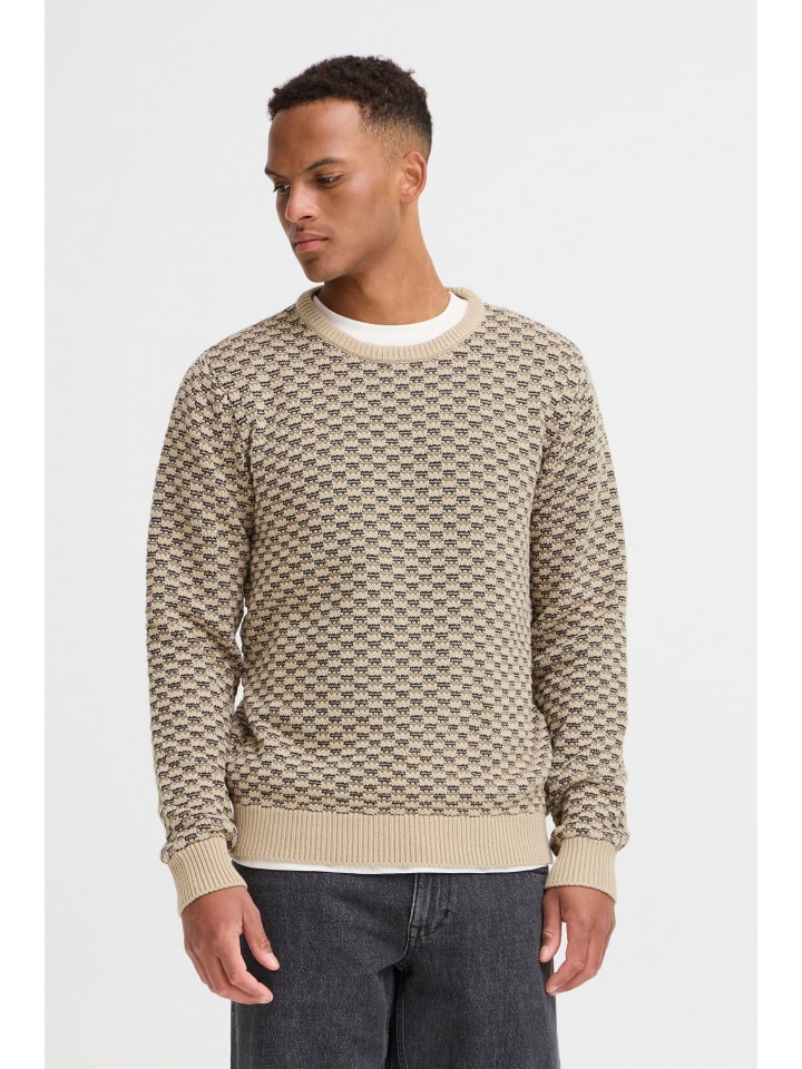 

BLEND Вязаный свитер BHBALEN бежевого цвета