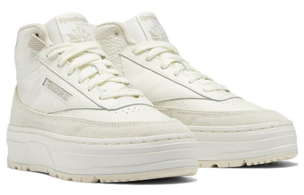 Кроссовки club c geo mid 'chalk alabaster' Reebok, мультиколор — фото 3