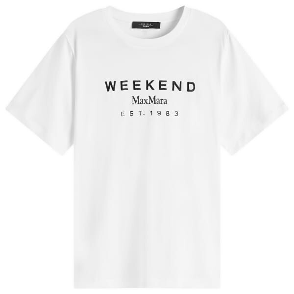 

Футболка с логотипом Cabina Weekend By Max Mara, белый