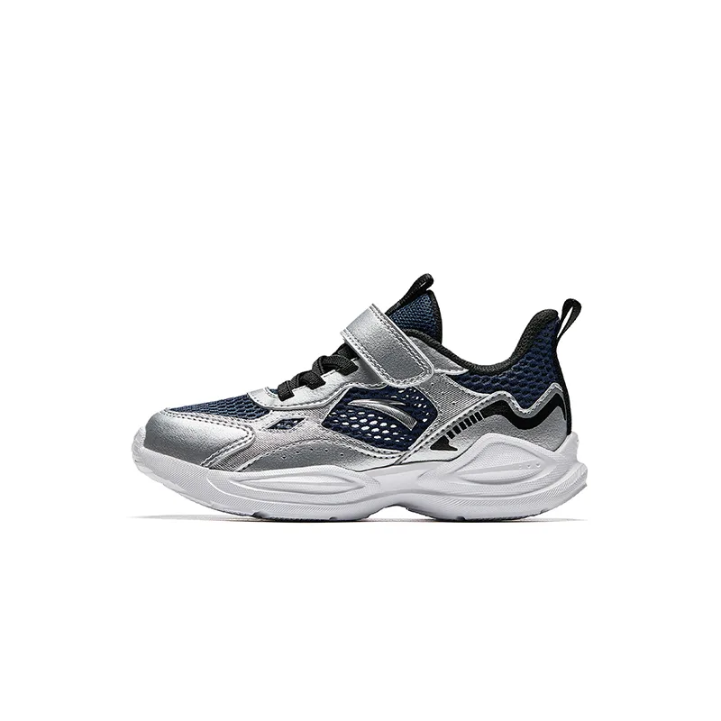Детские беговые кроссовки LingFeng для дошкольников Antakids, Dark Nautical Blue/Anta White/Black — фото 4