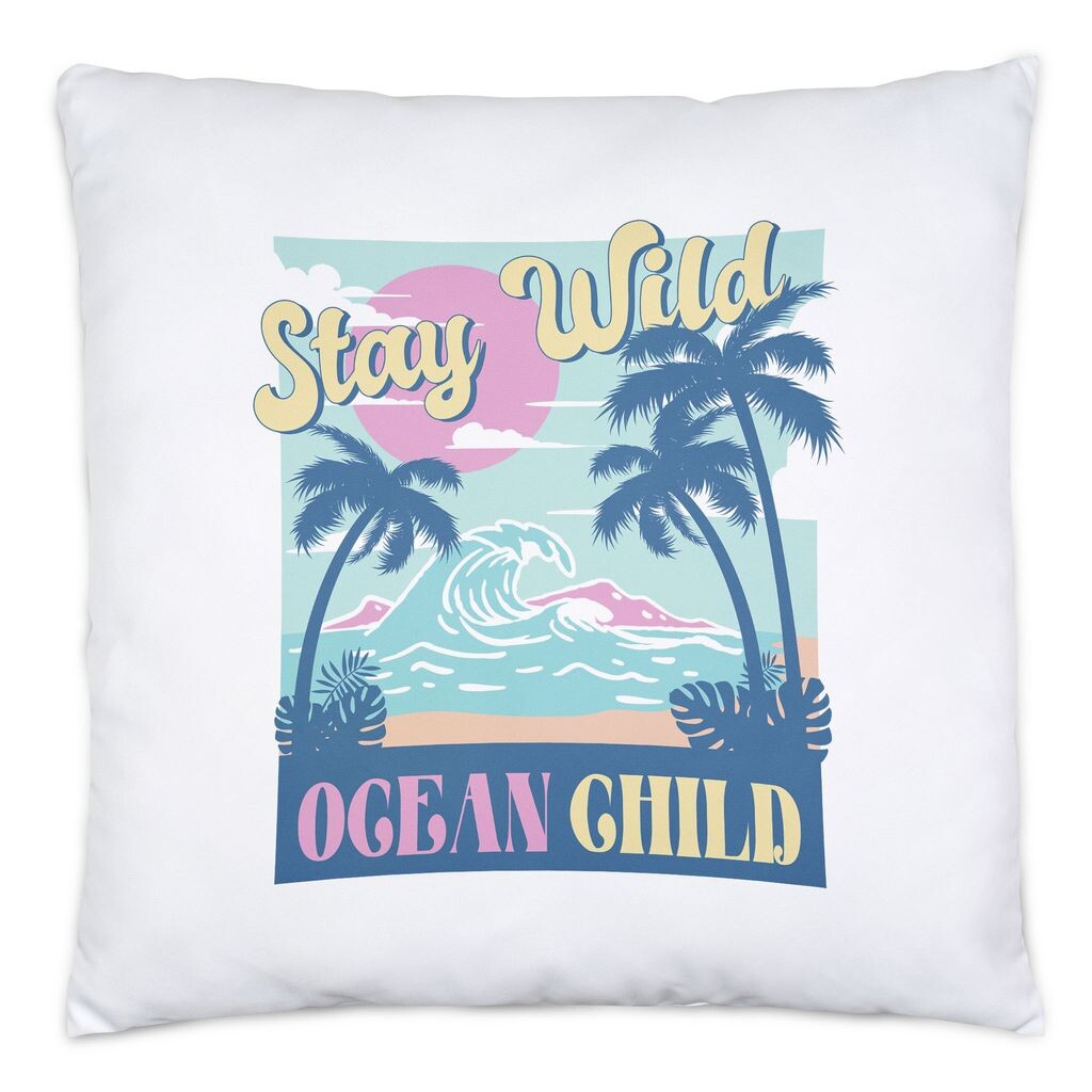 

Детская подушка Stay Wild Ocean с наполнителем Beach Ocean Sun Holiday Beach Child Hey!Print