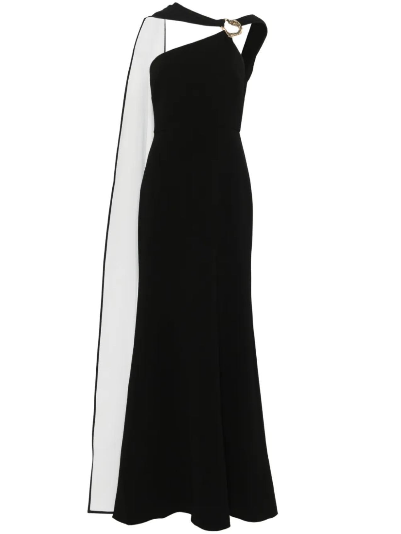 

Асимметричное платье Roland Mouret с декором, черный