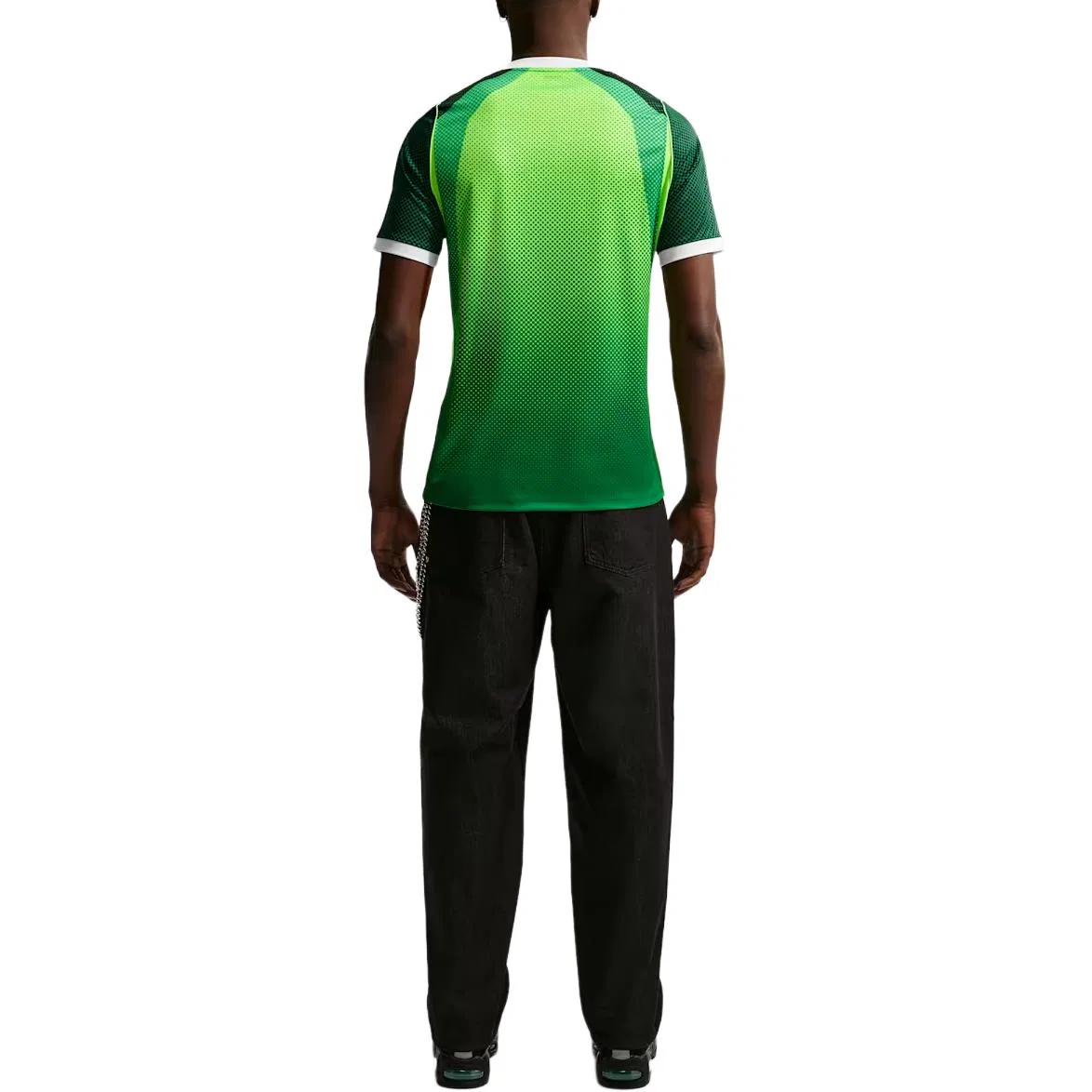 Футболка Найджерия 2026 Stadium Home мужская Dri-FIT с коротким рукавом Nike, Pine Green/Electronic Green/White — фото 4