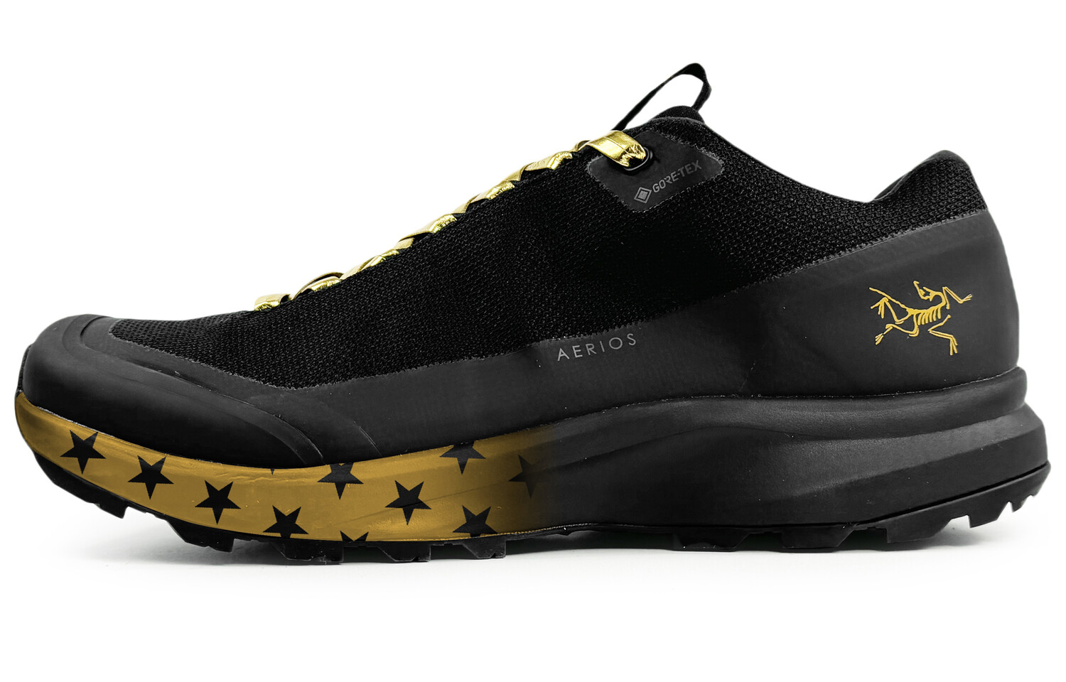 

Кроссовки Arcteryx Aerios Fl 2 для активного отдыха, золотой / черный