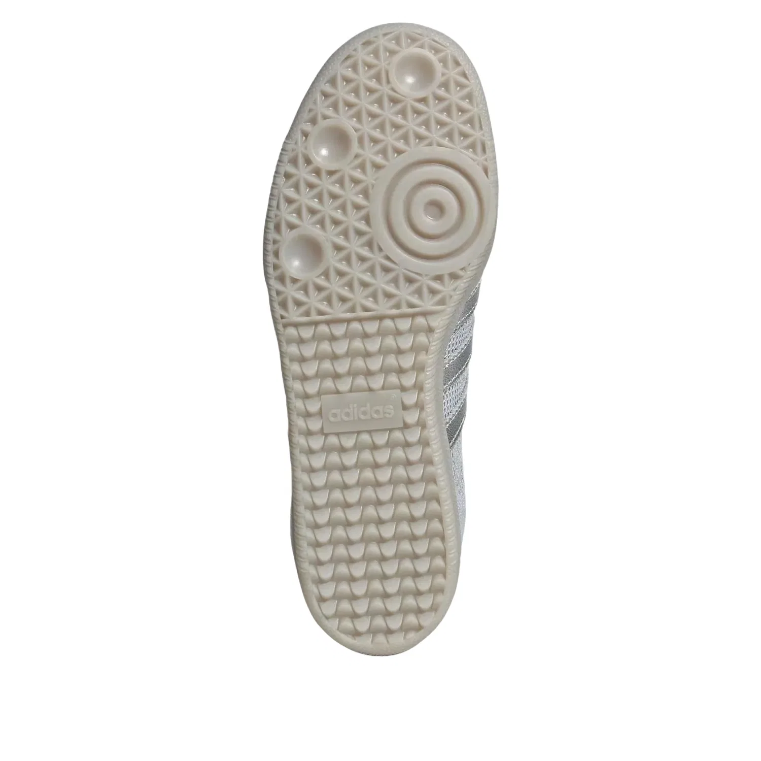 Кроссовки Adidas Samba OG 'Silver Metallic' LA2687, серебро — фото 3