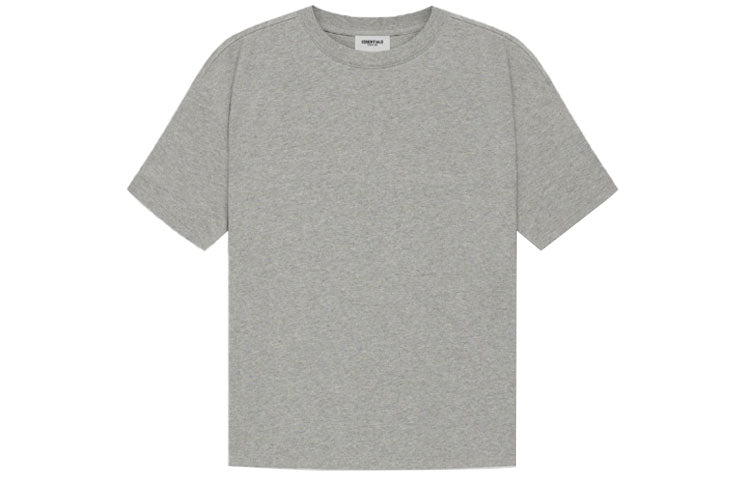 Футболка Fear of God Essentials SS21 Short Sleeve T-Shirt 'Dark Heather Oatmeal' FOG-SS21-613, серый — фото 3