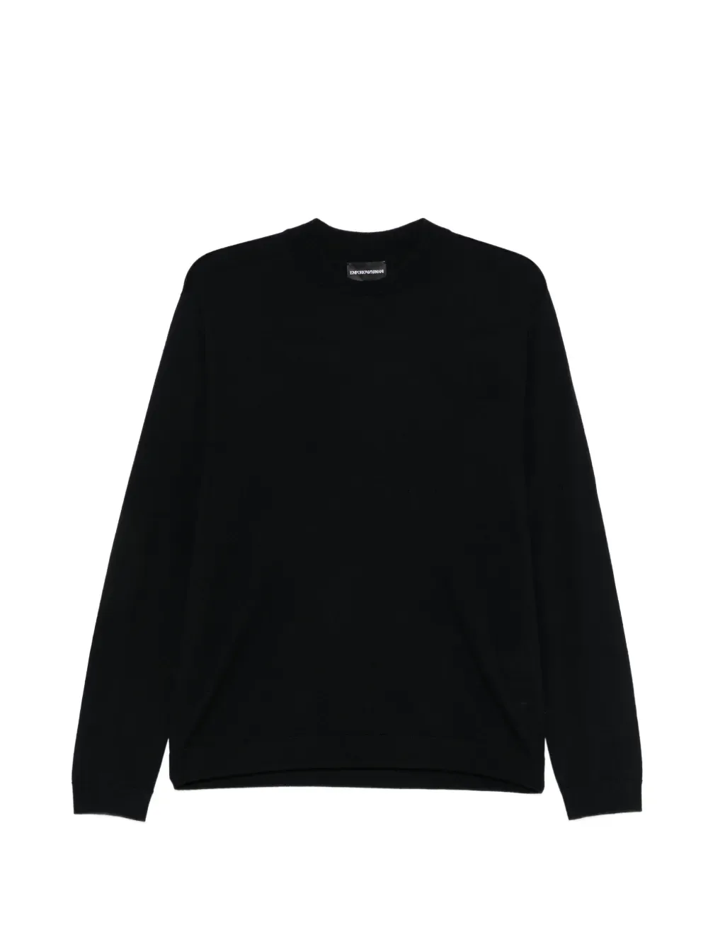 Свитер с длинными рукавами EMPORIO ARMANI, черный