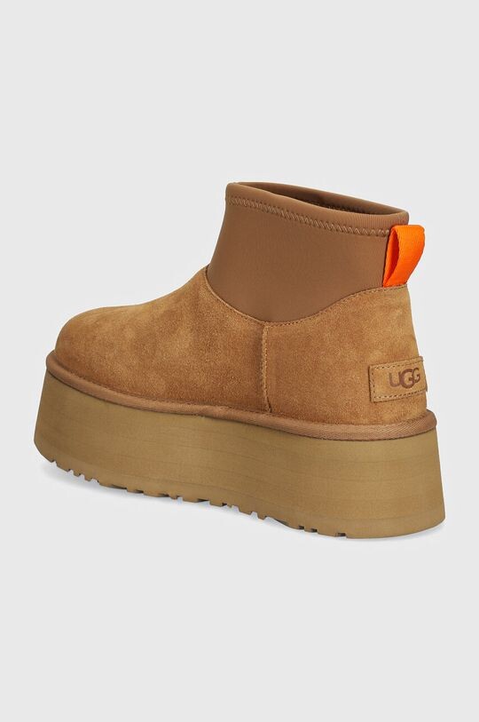 Ботинки замшевые UGG Mini Dipper, коричневый — фото 3