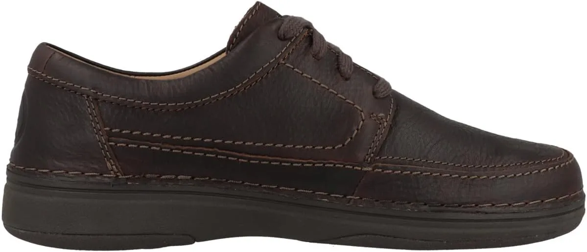 Мужские кожаные туфли Clarks, темно-коричневый — фото 3