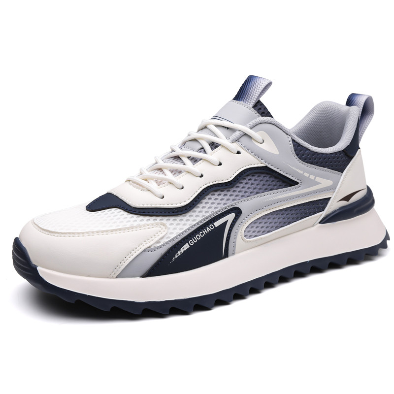 

Низкие повседневные туфли мужские FEIKE, Beige Blue