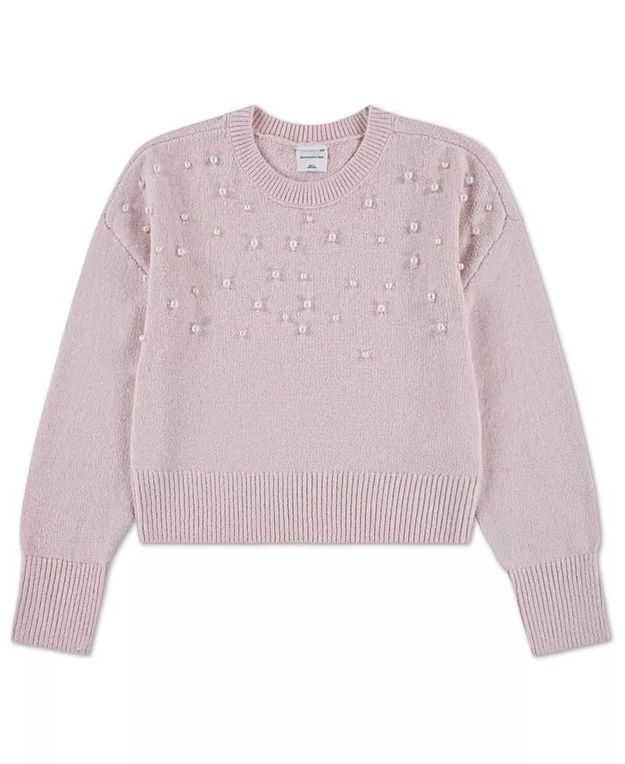 

Детский свитер с блестками Abercrombie Kids, розовый