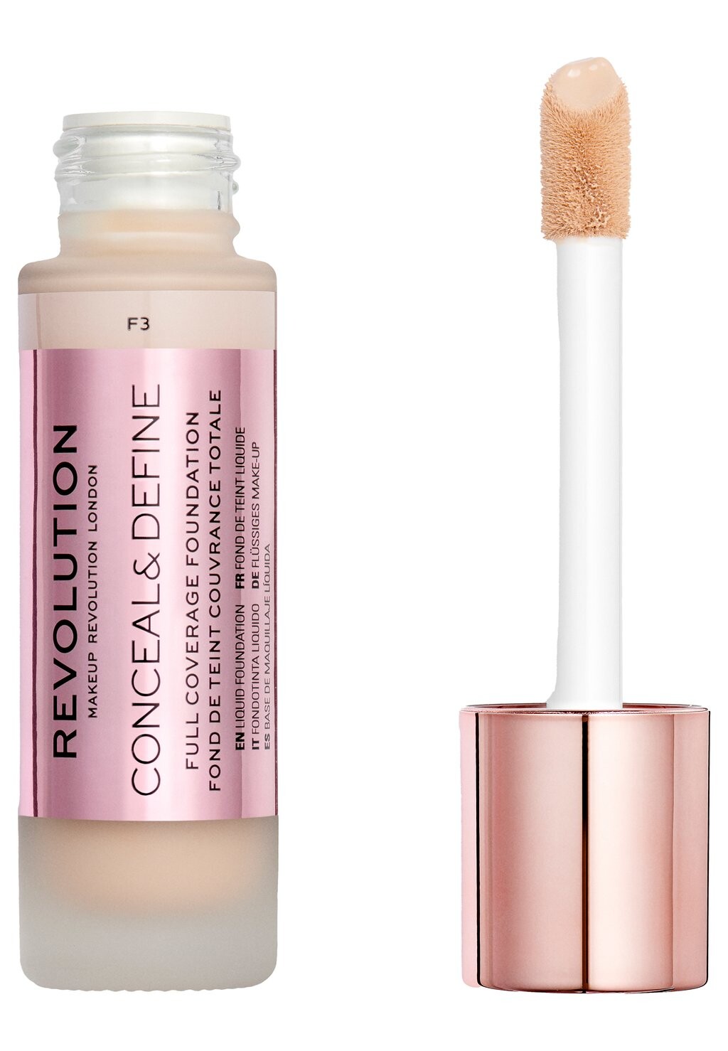 

Тональный крем Conceal & Define Foundation Makeup Revolution, цвет f3