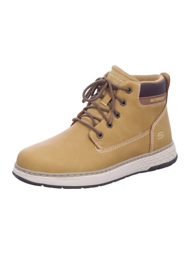 

Ботильоны/сапоги коричневого цвета Skechers