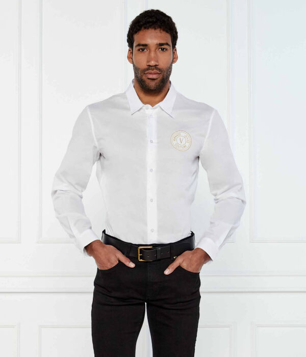 

Рубашка Slim fit Versace Jeans Couture, белый