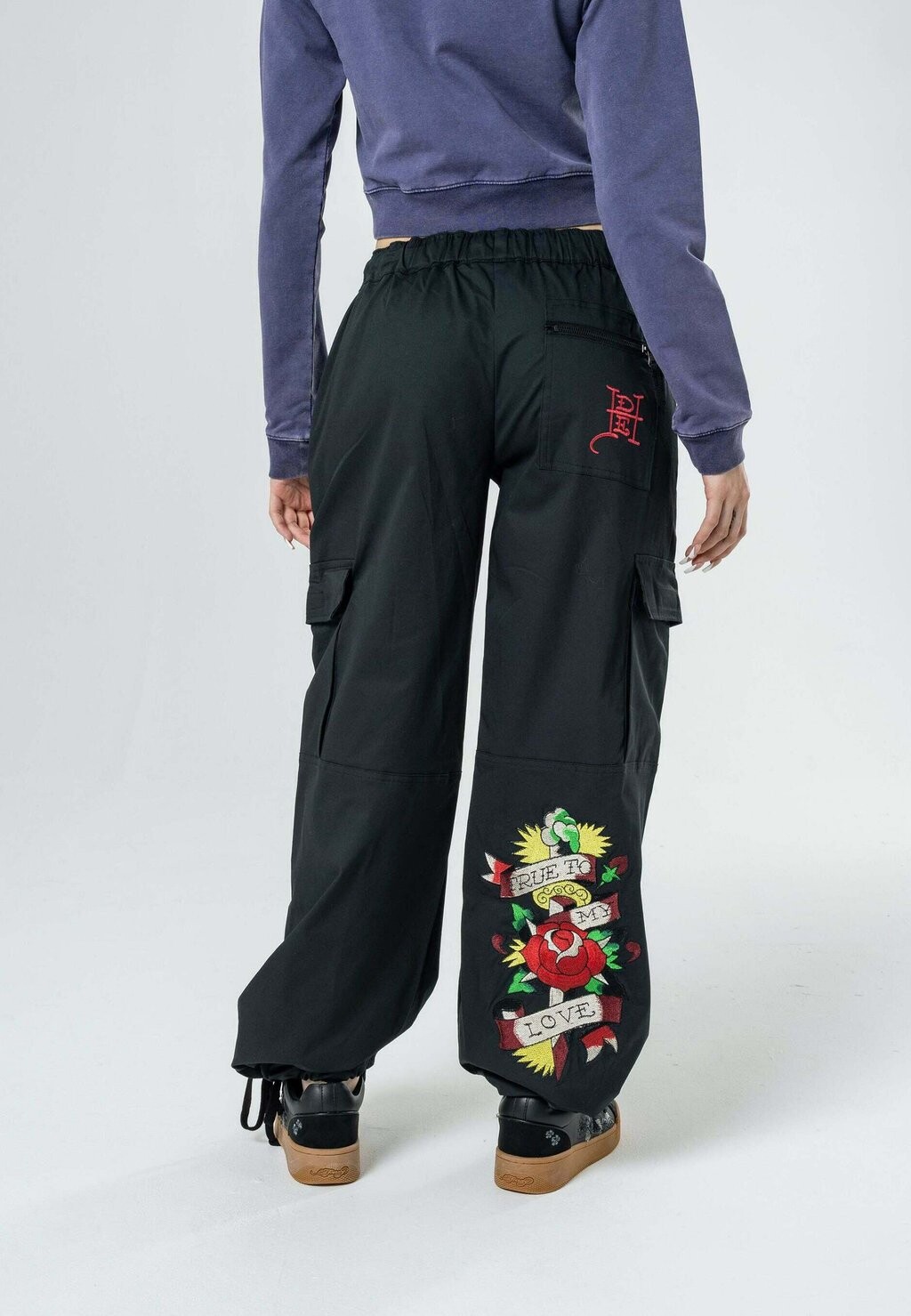 

Брюки-карго Ed Hardy, Черный, Брюки-карго Ed Hardy