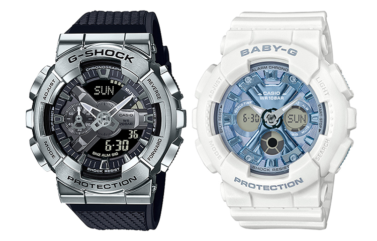 

Унисекс парные часы серии Black CASIO