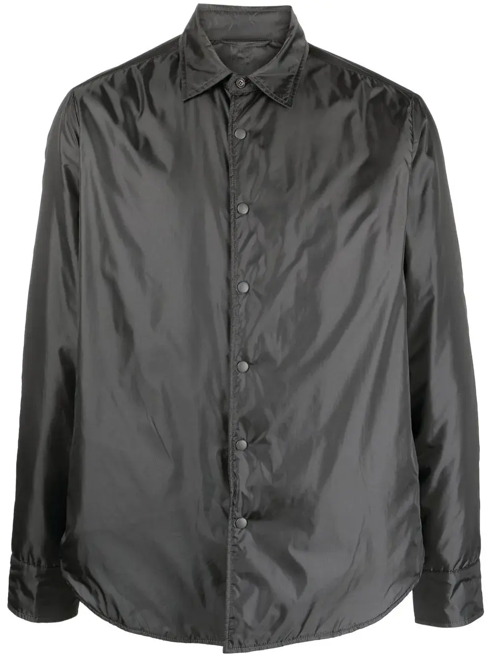 

Куртка-рубашка на кнопках Aspesi, серый