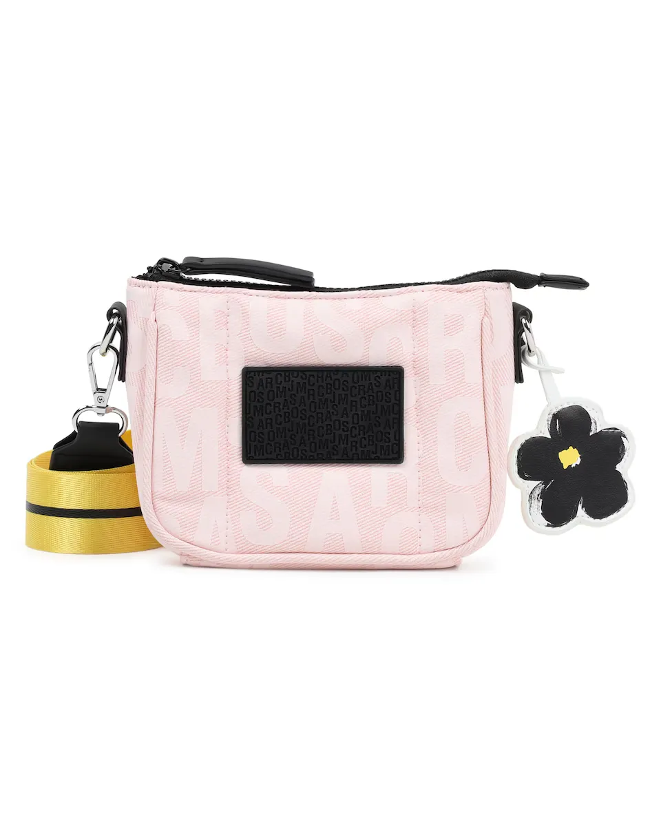

Сумка на плечо для девочки с принтом в виде монограммы Marc Jacobs, цвет Rosa