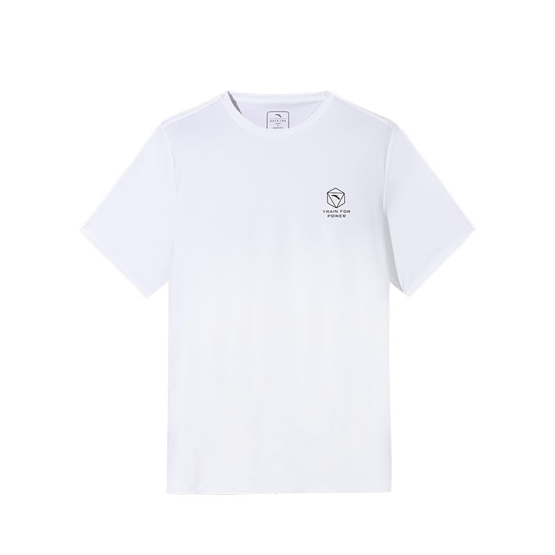 

ANTA Футболка для разнообразных тренировок мужская pure white, Белый, ANTA Футболка для разнообразных тренировок мужская pure white