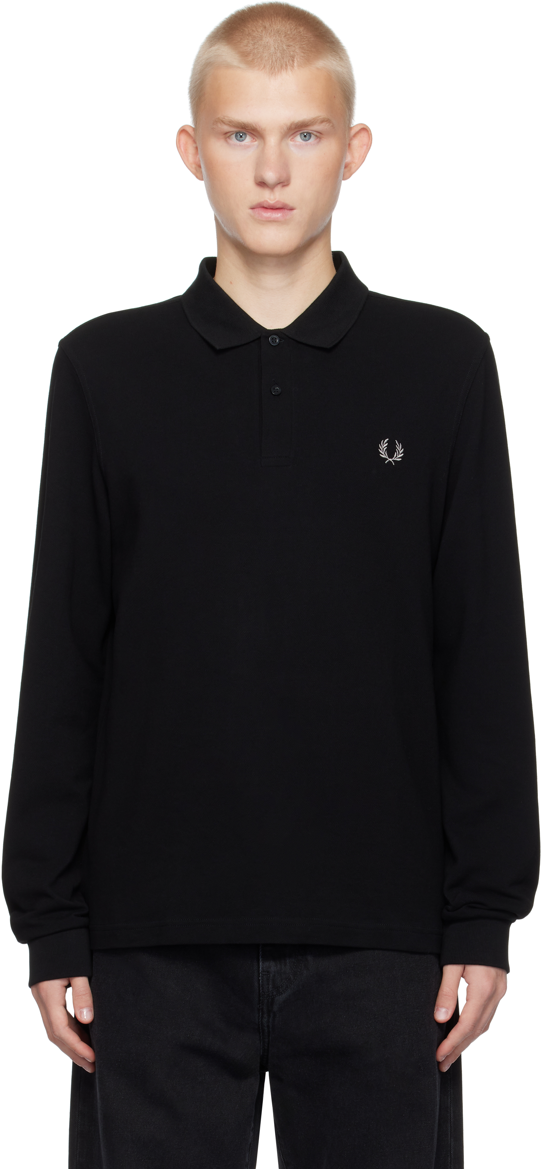 

Черная теннисная рубашка-поло Fred Perry