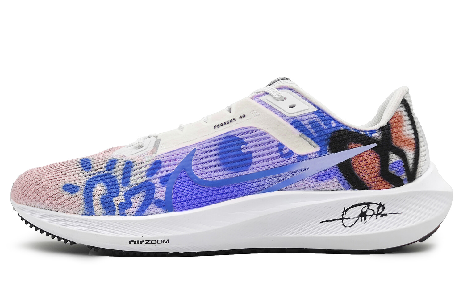

Кроссовки Air Zoom Pegasus 40 унисекс с низким верхом розового цвета Nike