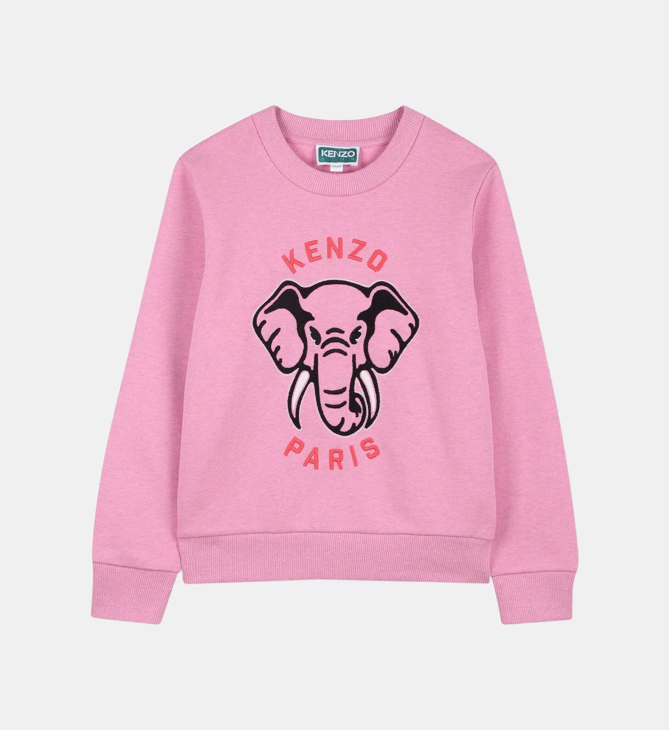 Свитшот из флиса Kenzo Kids, розовый