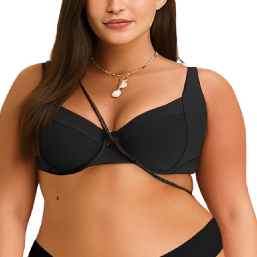 

Женский бикини-топ Essential Sweetheart на косточках Swimsuits for All, Black