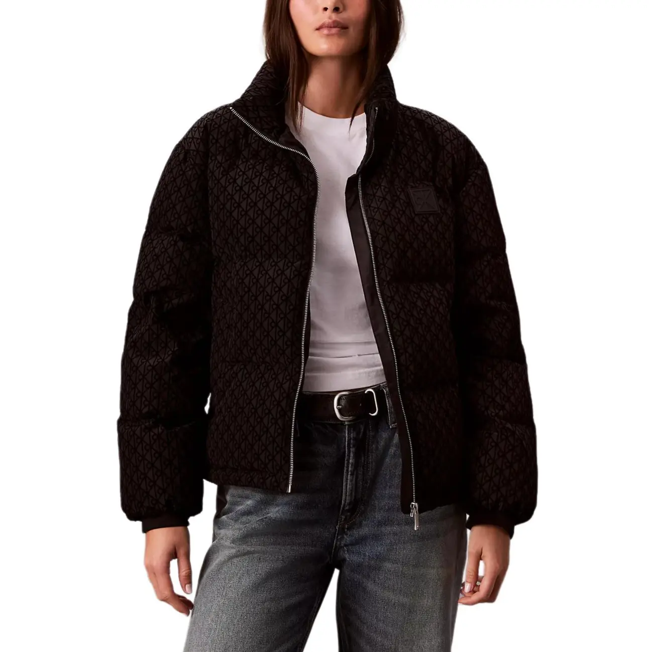 

Женская пуховая куртка Calvin Klein, черный