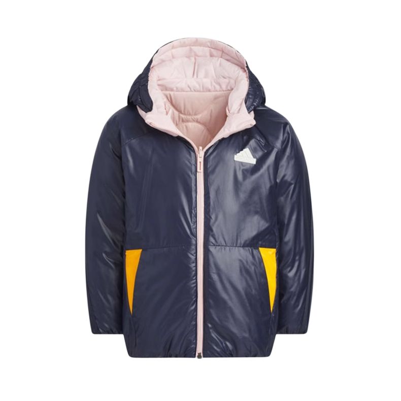 Детская куртка Adidas Sportswear Reversible, Розовый/Темно-синий — фото 3