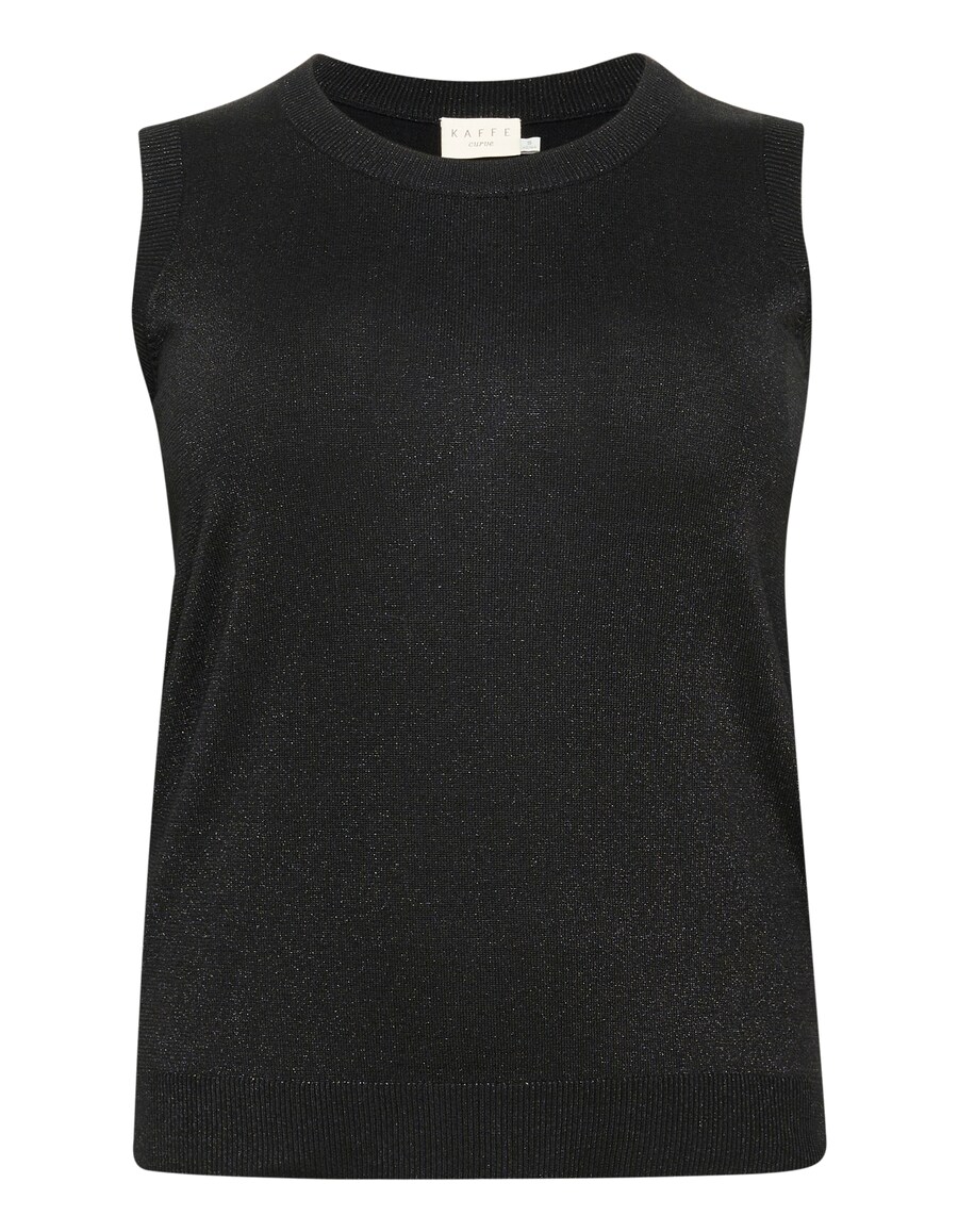

Вязаный топ KAFFE CURVE KC Regitta, черный