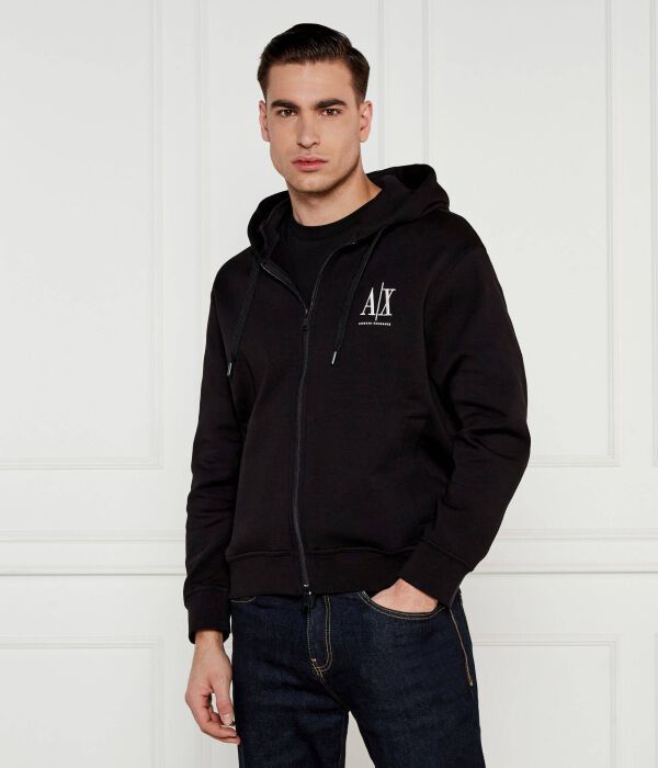 

Свитер Regular fit Armani Exchange, черный