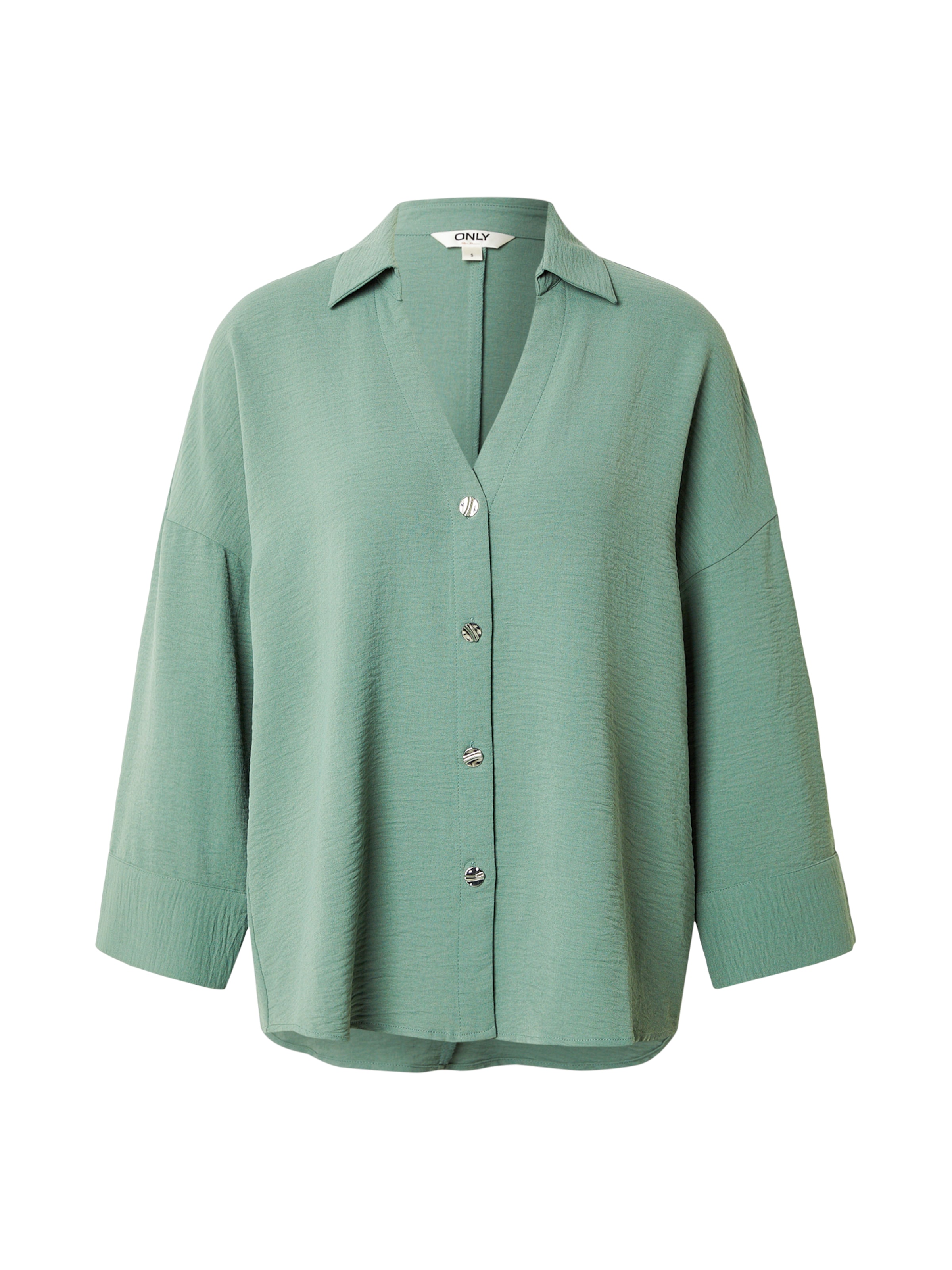 

ONLY Блуза 'ONLSVERRE METTE' в темно-зеленом цвете