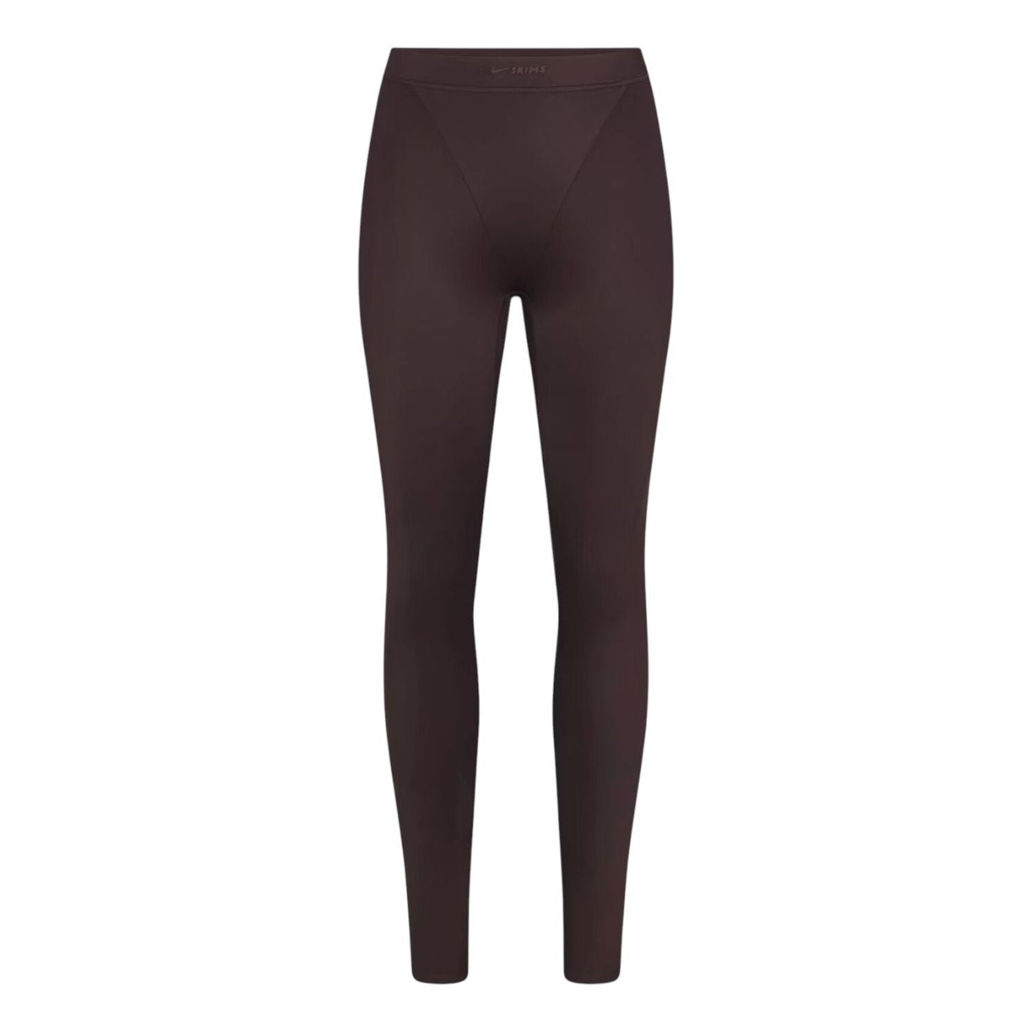 (WMNS) Леггинсы Nike x SKIMS Shine с высокой талией и V-образным вырезом, 26 дюймов, цвет «Феникс»