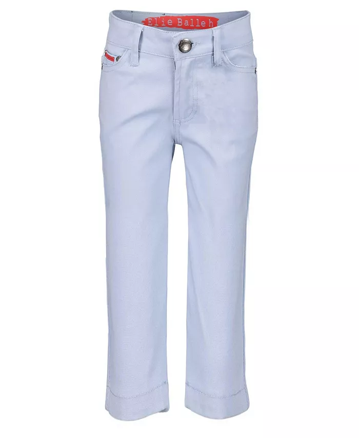 

Брюки Big Boys Blue Slim Fit с пятью карманами из твила Elie Balleh, синий