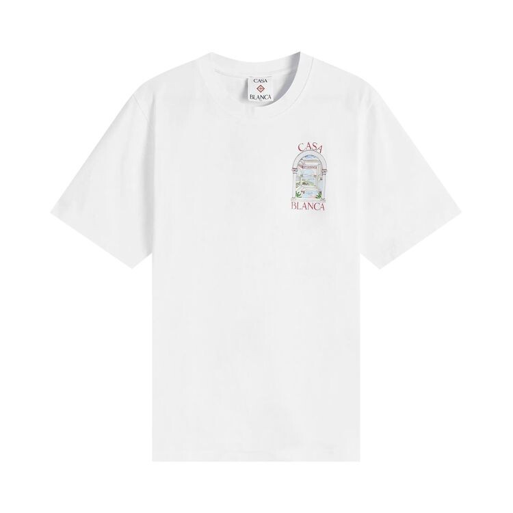 

Футболка Casablanca Le Passage Printed T-Shirt White, белый