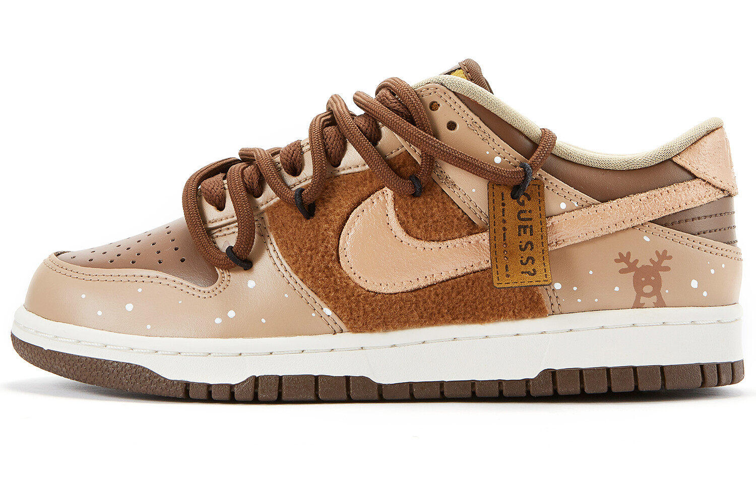 

Кроссовки Nike Dunk Skateboard Shoes Women's Low-Top Brown