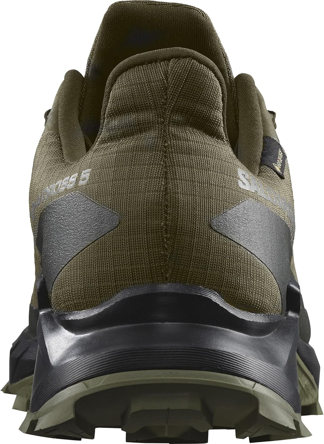 Кроссовки для трейлраннинга Salomon Men's Alphacross 5 Gore-TEX, Olive Night/Black/Deep Lichen Green — фото 4