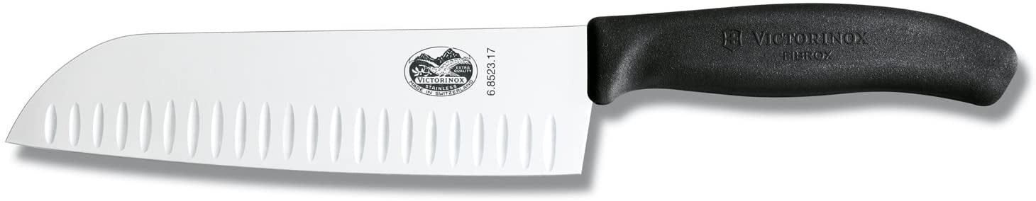 

Нож Santoku Victorinox Granton Edge Fibrox Pro