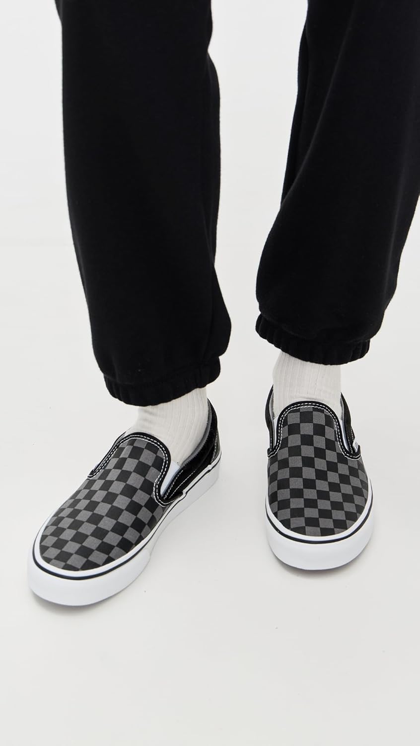 Vans мужские кроссовки, Black Pewter Checkerboard, 6 us, Black/Pewter Grey/Checkerboard — фото 3