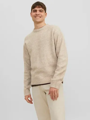 

Свитер с круглым вырезом Jack & Jones "JOROLLIE KNIT CREW NECK SN", цвет Atmosphere