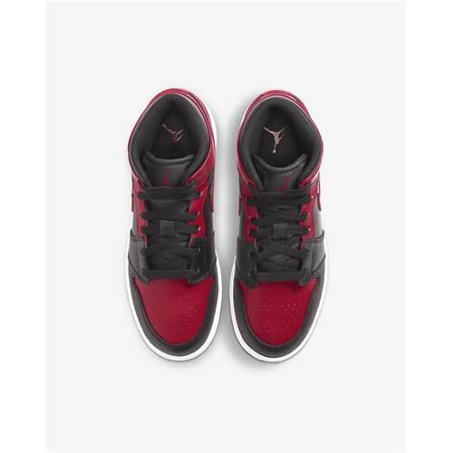 Детские баскетбольные кроссовки Nike Jordan 1 Mid Banned 2020 GS — фото 4