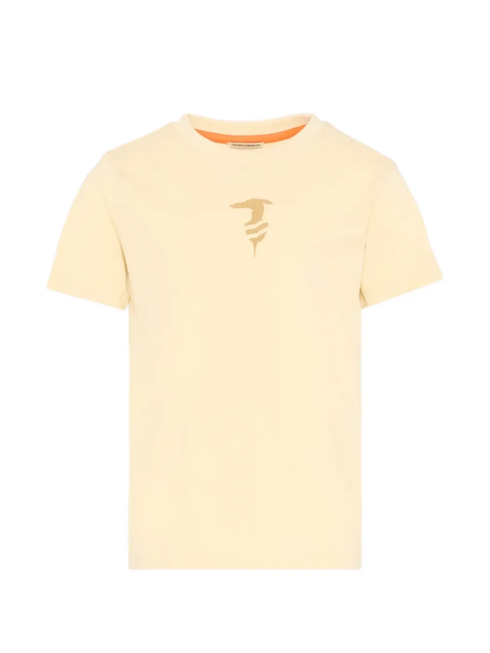 Футболка с логотипом с короткими рукавами TRUSSARDI JUNIOR, бежевый