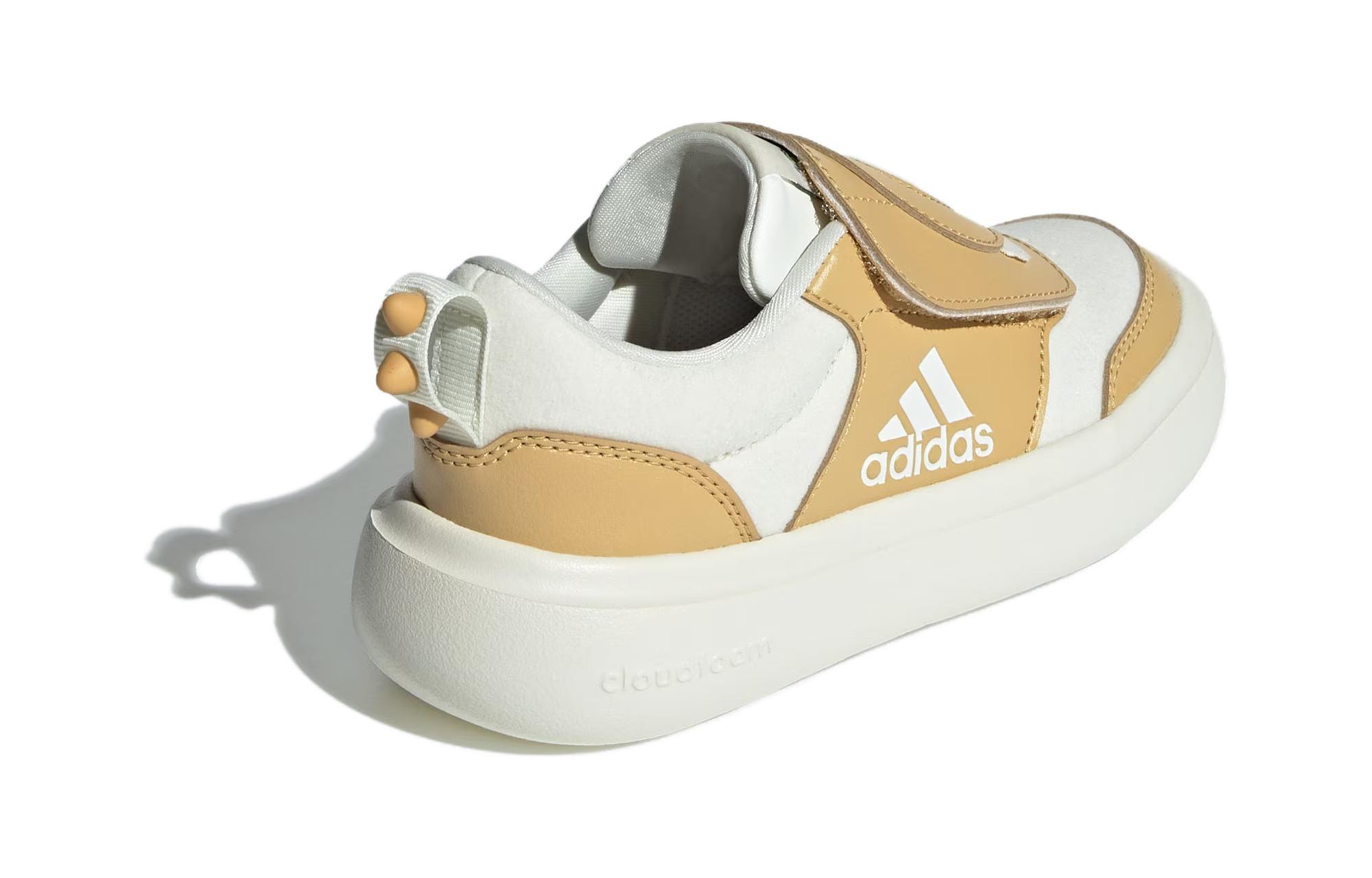 Низкие кроссовки NAILOONG x Park St, устойчивые к истиранию, для детей от 3 до 7 лет Adidas, белый/желтый — фото 3