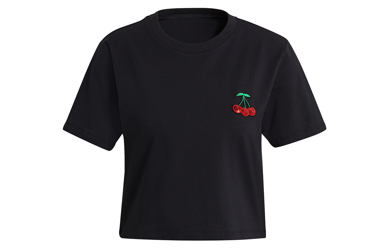 

Женский укороченный топ Adidas Originals, цвет Black