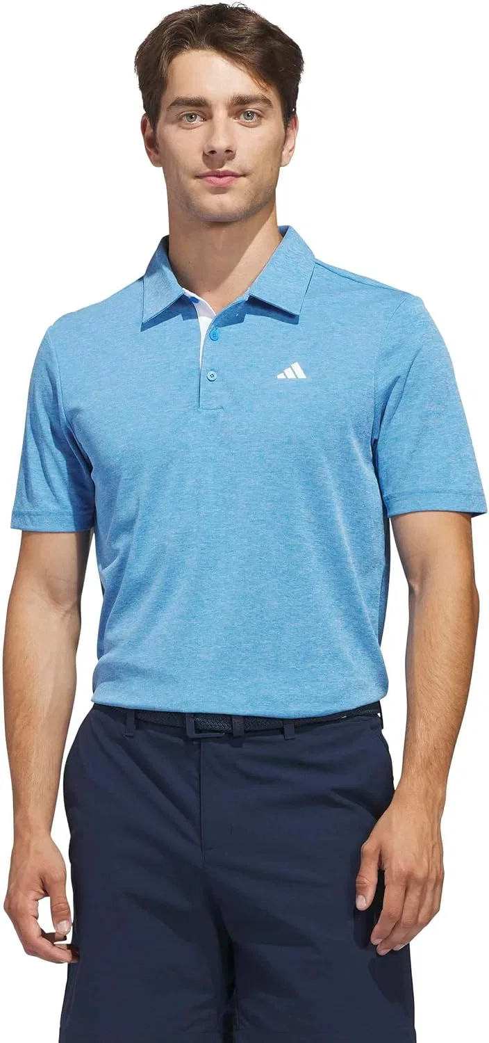 Футболка-поло Adidas мужская Core Heather, синий