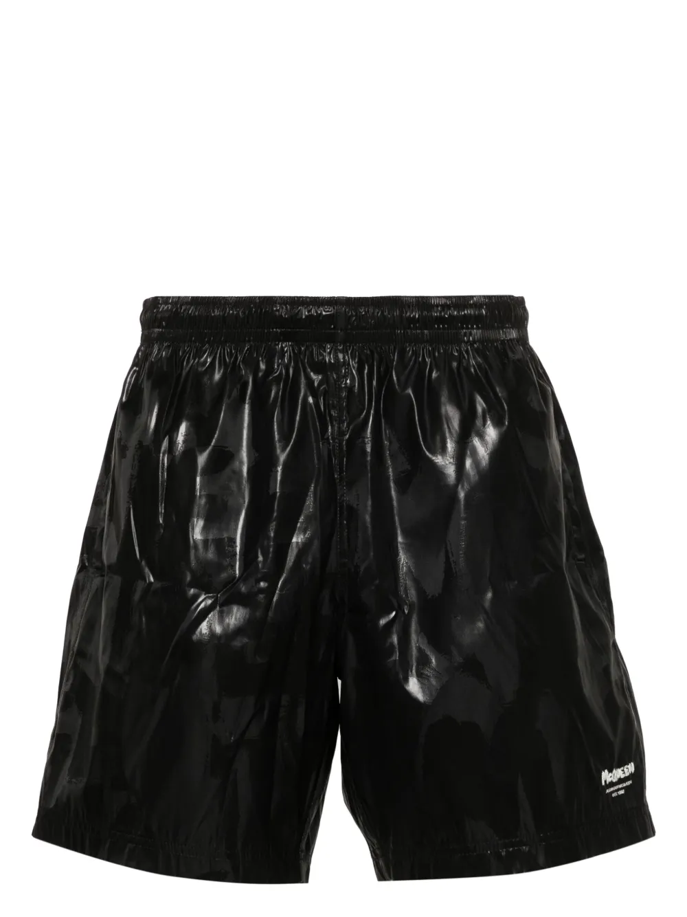 

Плавки-шорты с логотипом Alexander McQueen, черный