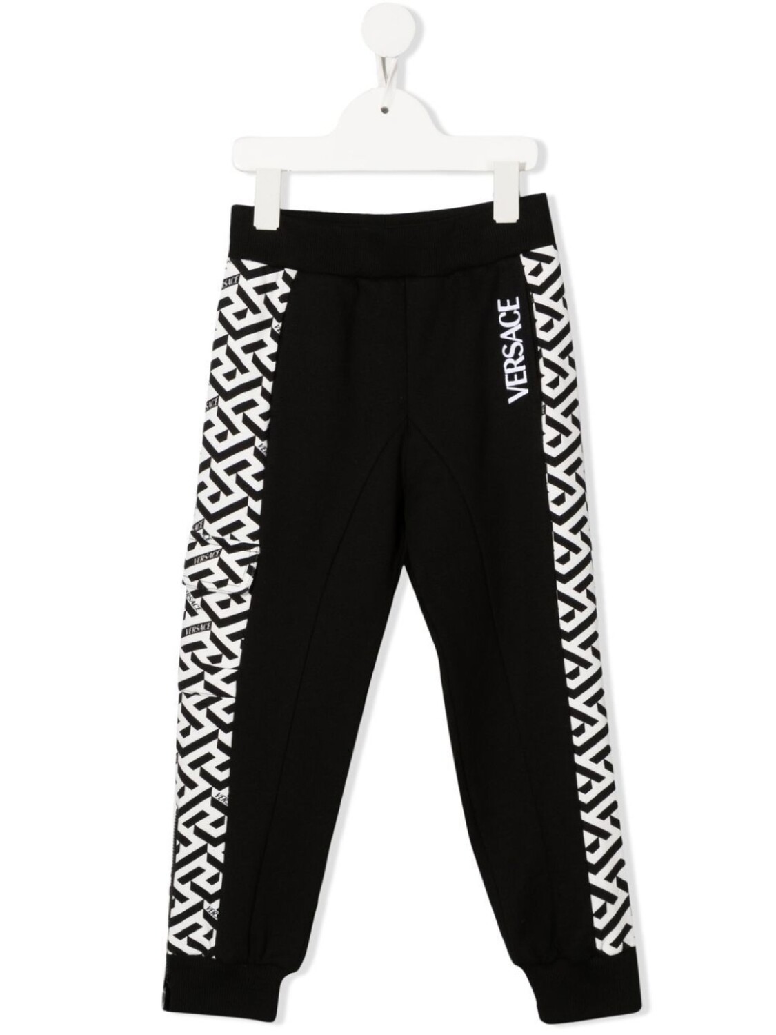 

Versace Kids спортивные брюки с узором Greca, черный