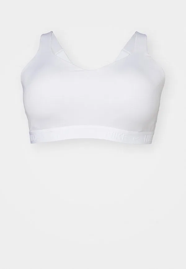 Спортивный бюстгальтер indy с высокой степенью поддержки Nike Performance, White/Stone Mauve